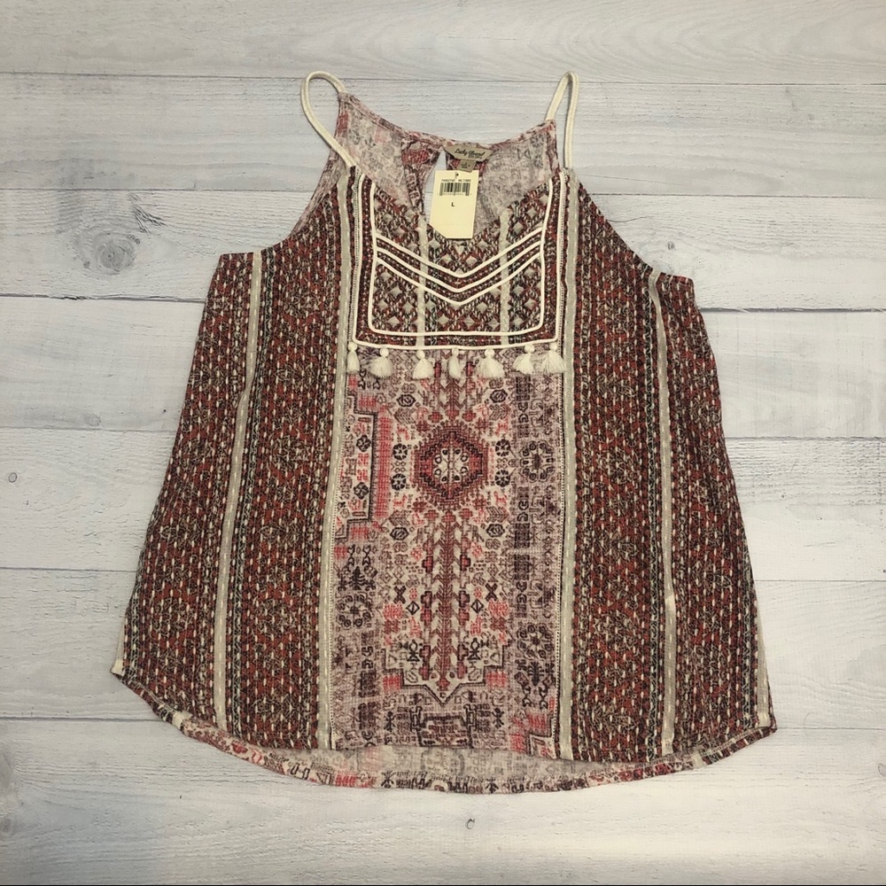 Lucky Brand Tank Sz L NWT - Picture 4 of 8